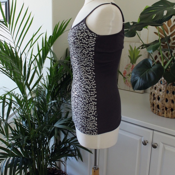 Anthropologie Hazel Sequin Tank Top Sz US M - Picture 4 of 7